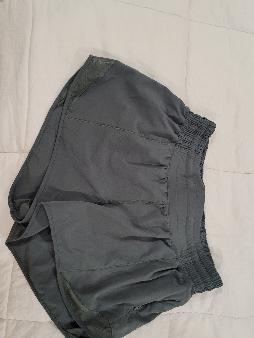 lululemon athletica greenish gray Active Shorts